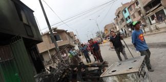 Deflagración en Villa El Salvador / Foto: Andina