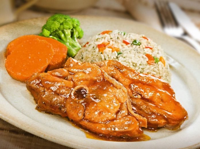 Adobo de medallones de pavita