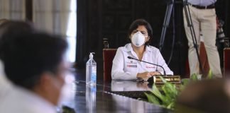 Sylvia Cáceres, ministra de Trabajo