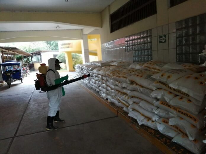 Distribución de productos de primera necesidad se realiza gracias a la articulación con la Municipalidad Provincial de Coronel Portillo, la Red de Salud de Coronel Portillo y SERNANP Distribución de productos de primera necesidad se realiza gracias a la articulación con la Municipalidad Provincial de Coronel Portillo, la Red de Salud de Coronel Portillo y SERNANP