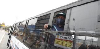 Transporte urbano durante en covid-19 / Foto: Andina