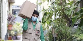 Entrega de mascarillas