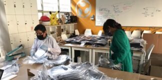 Fabricación de protectores faciales