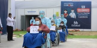 Peruanos recuperados de covid-19.