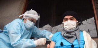 Campaña de vacunación en Santa Anita