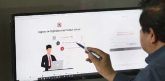 Inscripción virtual de partidos políticos.