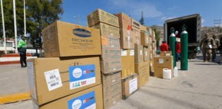 Cargamento que consta de pulsioxímetros, mascarillas, concentradores y balones de oxígeno, entre otros, fue entregado a la DIRESA para la Red de Salud, de la provincia de Churcampa.