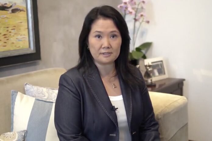 Keiko Fujimori se pronuncia sobre la vacancia presidencial contra Martín Vizcarra.