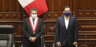 Martín Vizcarra y Manuel Merino de Lama. / Foto: Andina