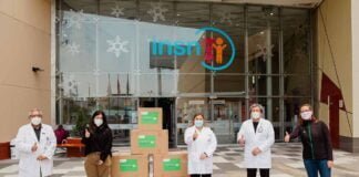 Donación de pruebas rápidas de covid-19 al Instituto Nacional del Niño de San Borja.