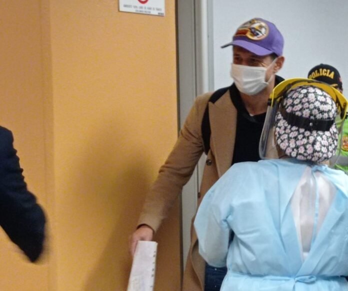 Llegada de Lapadula a Lima.