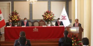 Ceremonia de cierre de gestión de Víctor Ticona