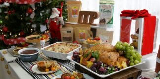 Alternativa de mesa navideña