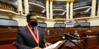 Jorge Luis Salas Arenas, presidente del JNE.