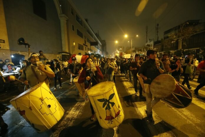 Marcha en apoyo al sector agrario / Foto: Andina Marcha en apoyo al sector agrario / Foto: Andina