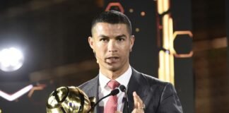 Cristiano Ronaldo en los Globe Soccer Awards
