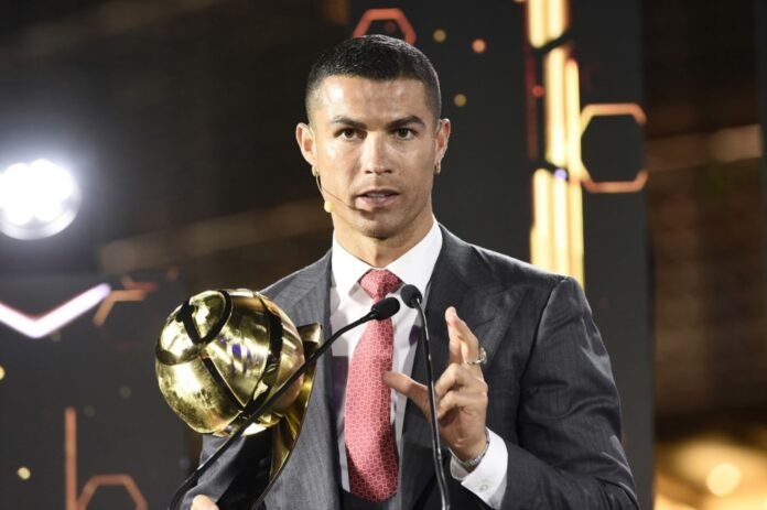 Cristiano Ronaldo en los Globe Soccer Awards