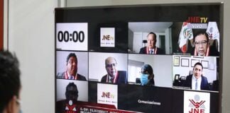 Audiencia pública del JNE.