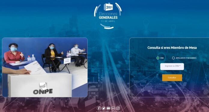 Elecciones 2021: consulta aquí si fuiste elegido miembro de mesa