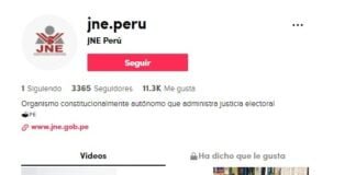 cuenta TikTok JNE