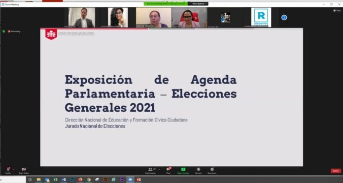 reunión de Exposición de Agenda Parlamentaria