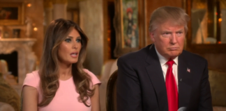 Melania Trump y Donald Trump / Captura: ABC News