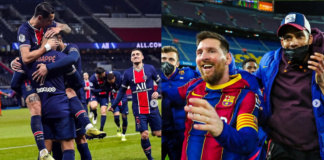 Composición / Instagram: psg - fcbarcelona