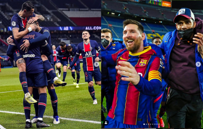 Composición / Instagram: psg - fcbarcelona