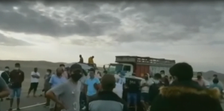 Paro transportistas / Captura Youtube: América Noticias