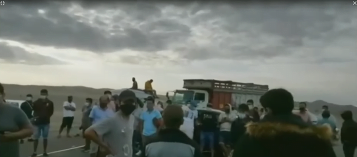 Paro transportistas / Captura Youtube: América Noticias