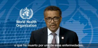OMS / Captura: World Health Organization