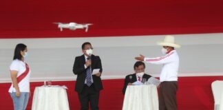 Debate presidencial entre Pedro Castillo y Keiko Fujimori / Foto: Andina