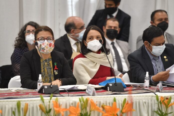 Se realizó durante el Gabinete Binacional entre la ministra de Cultura del Perú, Gisela Ortiz y la ministra de Culturas, Descolonización y Despatriarcalización de Bolivia, Sabina Orellana.