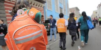 Mochila de emergencia / Foto: Andina