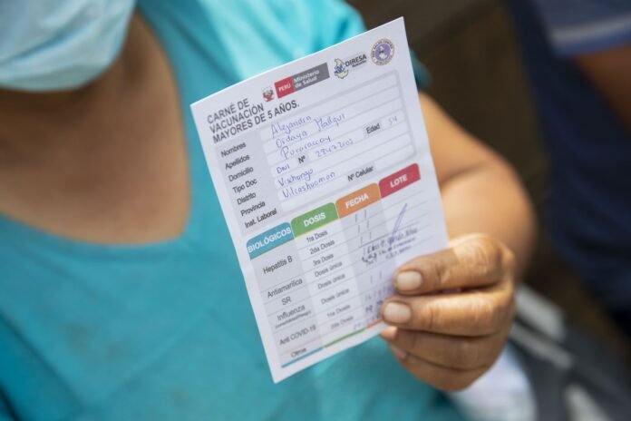 Carnet de vacunación contra el covid-19