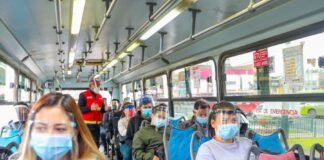Aforo en el transporte público