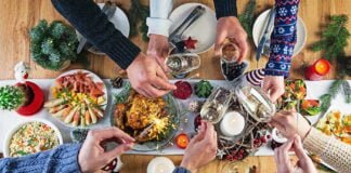 Cena navideña saludable