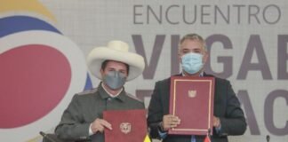 Gabinete binacional Perú Colombia