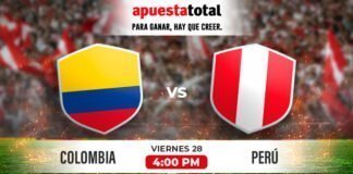 apuestas Perú Colombia