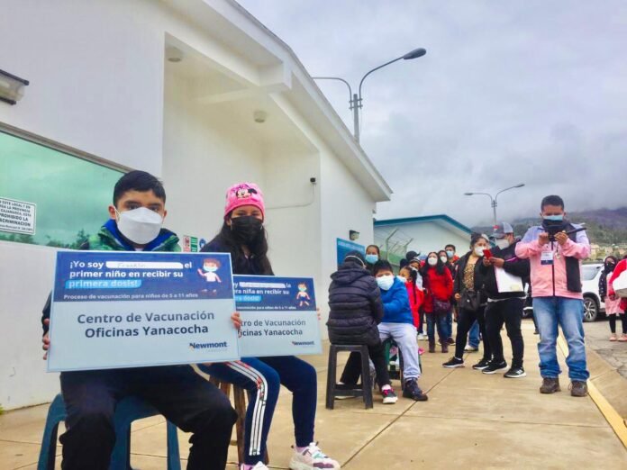 vacunación de menores en Cajamarca