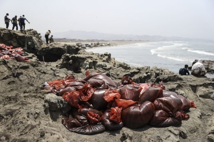 derrame de petróleo repsol