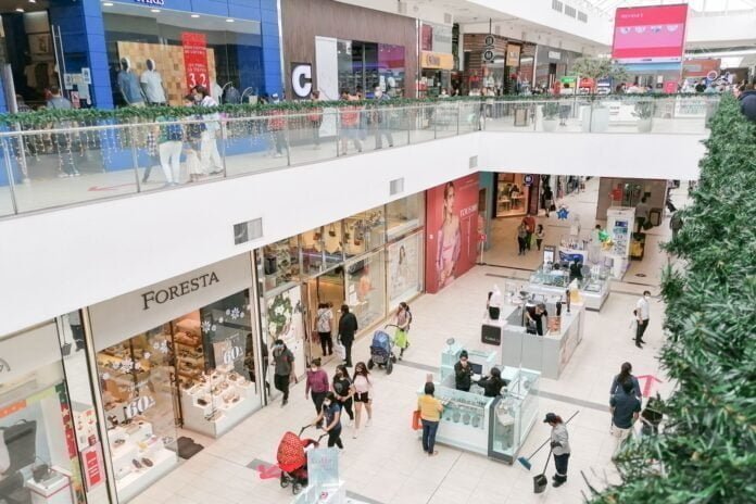 Aforo en centros comerciales del Perú