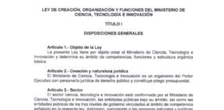 Ministerio de Ciencia