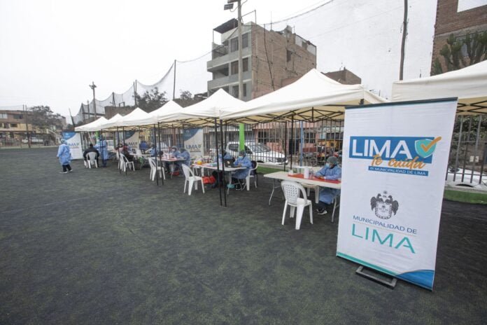 Campaña de salud de la Municipalidad de Lima.