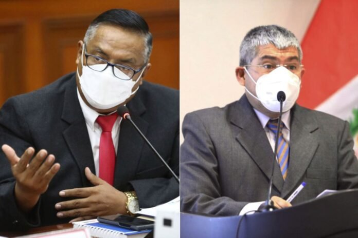 Hernán Condori Machado y Ángel Ydelfonso Narro