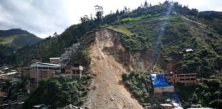 derrumbe de cerro en Pataz