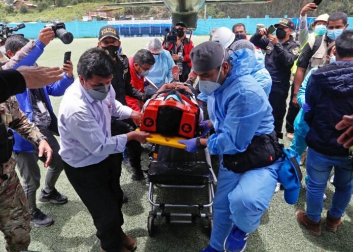 Heridos de derrumbe de cerro en La Libertad