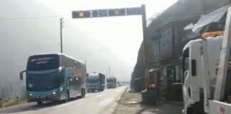 Carretera central bloqueos