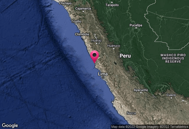 sismo en huacho temblor en huacho