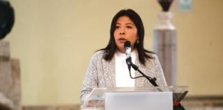 La ministra de Cultura, Betssy Chavez